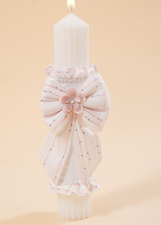 Lumanare Tiffany Funda Crem Dungi Fine AnneBebe