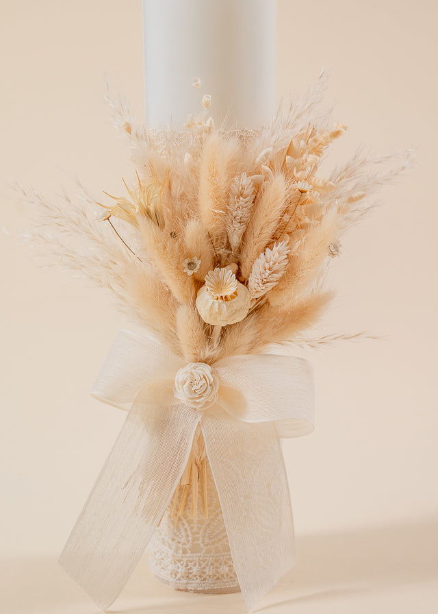 Otilia 3 Piece Baptism Set, Candle, Trunk and Personalized Chest AnneBebe