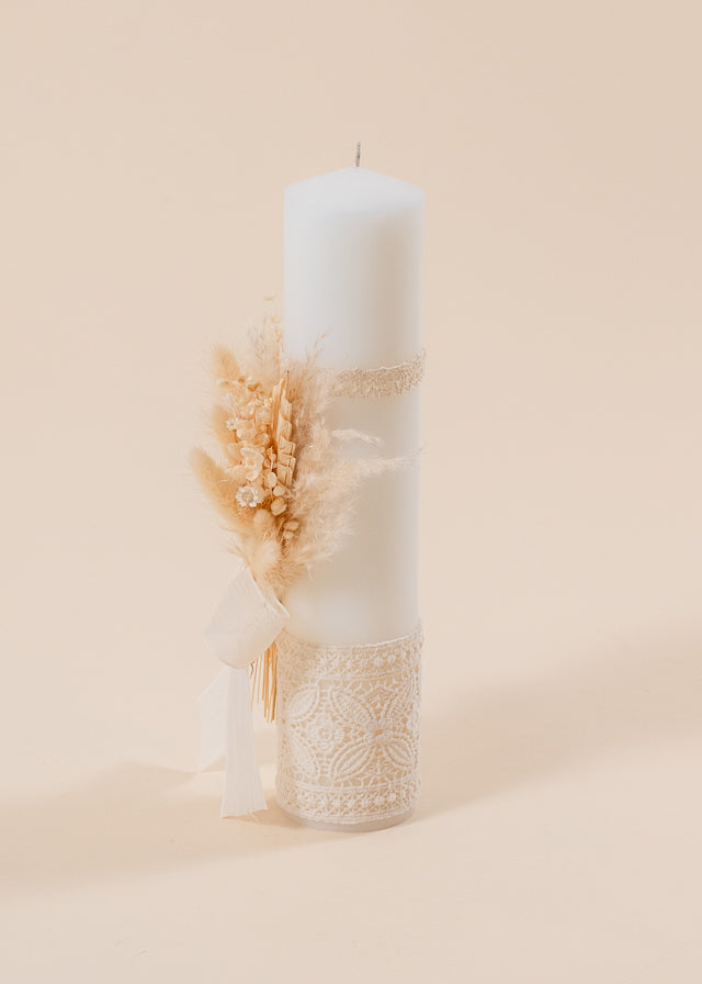 Otilia 3 Piece Baptism Set, Candle, Trunk and Personalized Chest AnneBebe