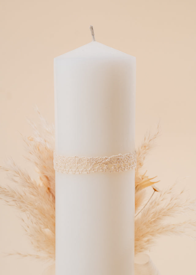 Otilia 3 Piece Baptism Set, Candle, Trunk and Personalized Chest AnneBebe