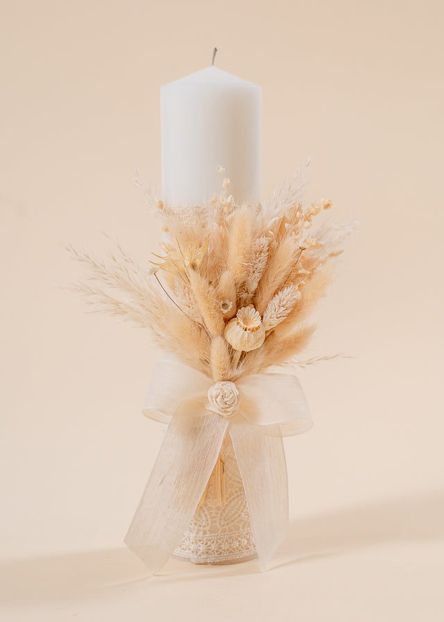 Otilia 3 Piece Baptism Set, Candle, Trunk and Personalized Chest AnneBebe