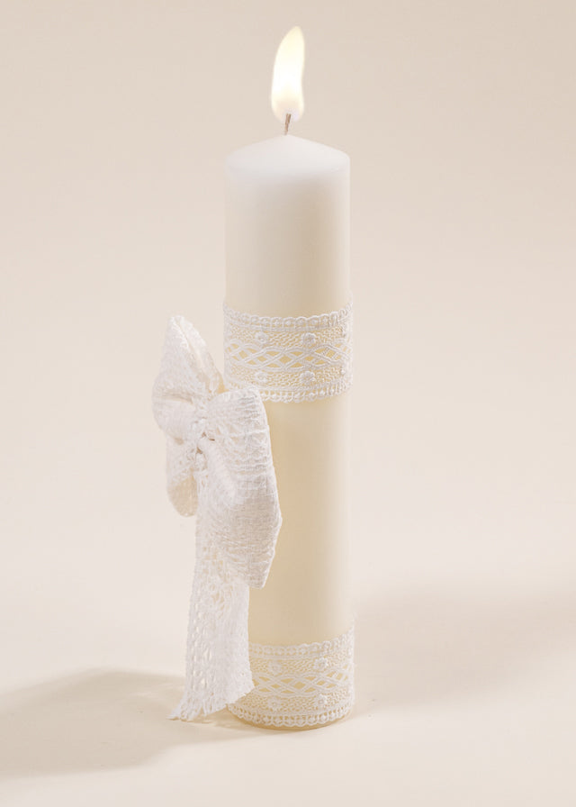 Lumanare Annelis Funda Crem Dantela AnneBebe