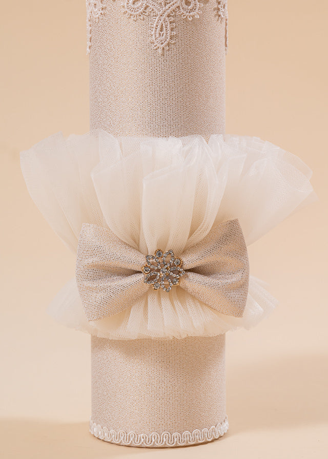 Lumanare Gabriela Capucino Cu Auriu AnneBebe