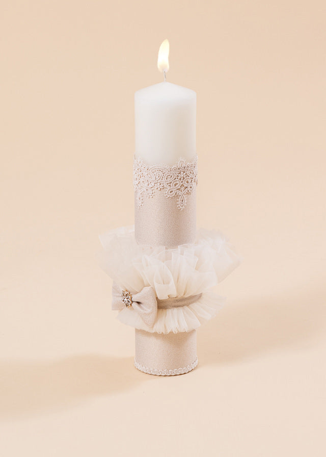 Lumanare Gabriela Capucino Cu Auriu AnneBebe