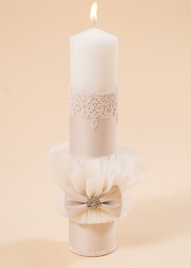 Lumanare Gabriela Capucino Cu Auriu AnneBebe