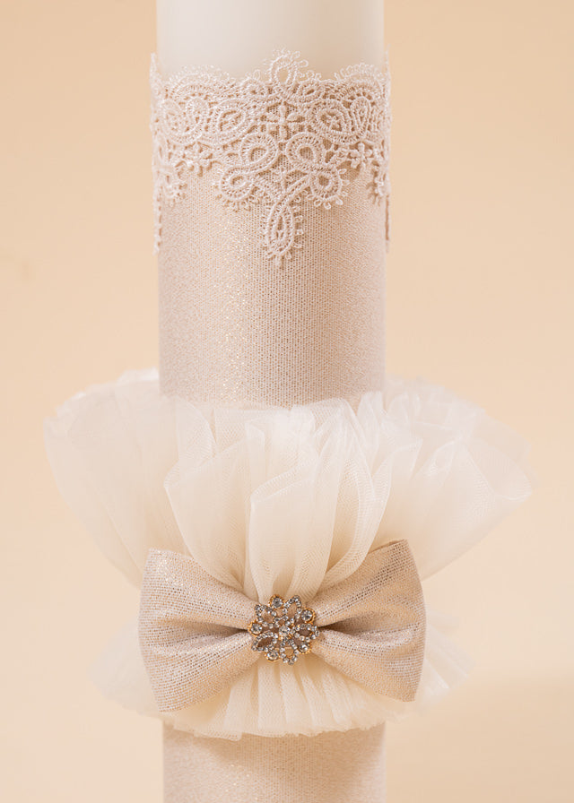 Lumanare Gabriela Capucino Cu Auriu AnneBebe