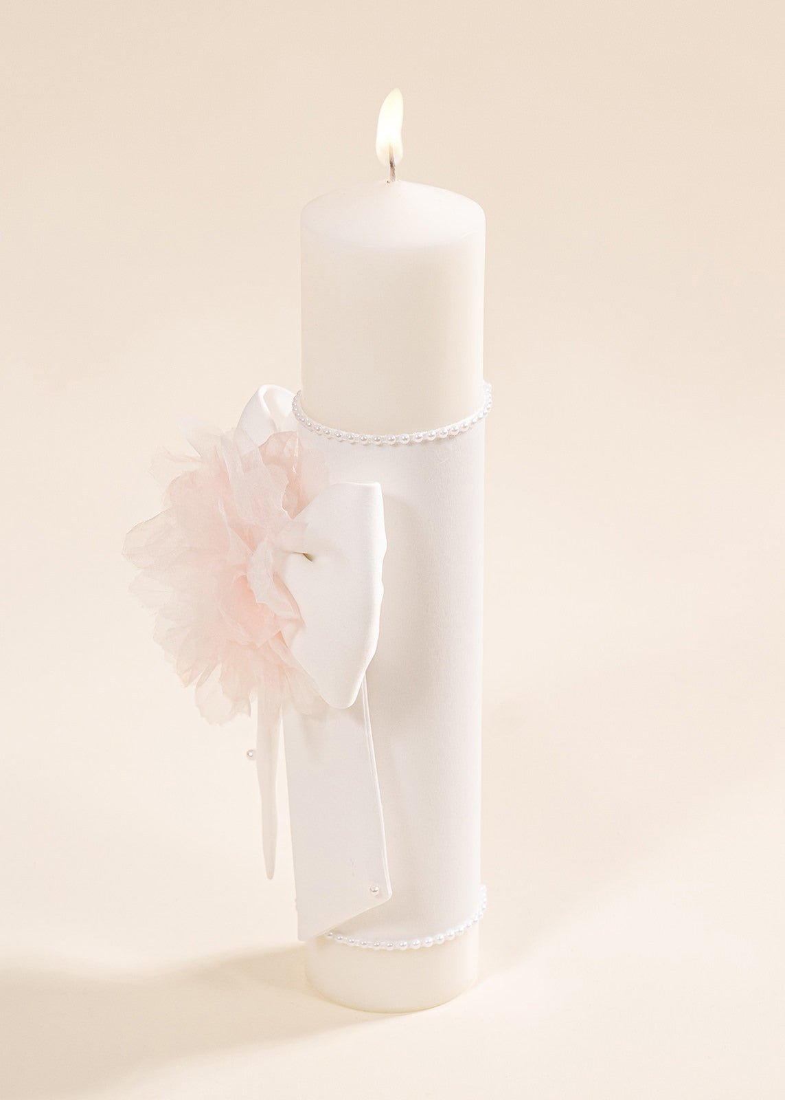 Set Botez Mia 3 Piese, Rochie, Trusou si Lumanare Personalizat Botez AnneBebe