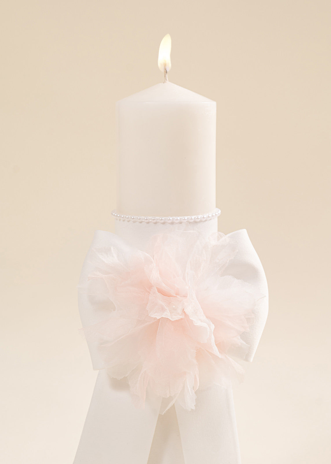 Set Botez Mia 3 Piese, Rochie, Trusou si Lumanare Personalizat Botez AnneBebe