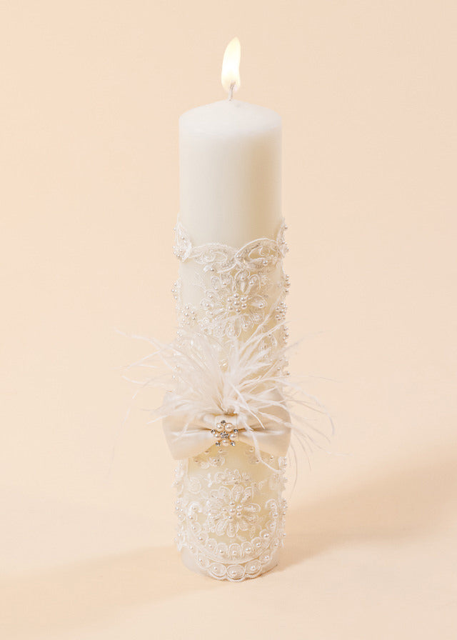 Set Botez Anais 3 Piese,  Rochie, Trusou si Lumanare Personalizat Botez AnneBebe