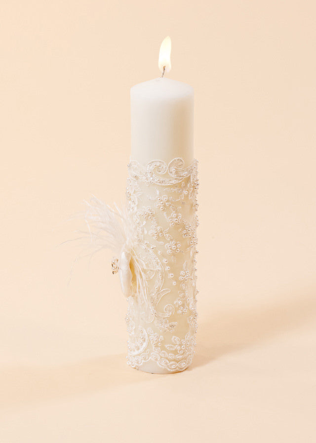 Set Botez Anais 3 Piese,  Rochie, Trusou si Lumanare Personalizat Botez AnneBebe