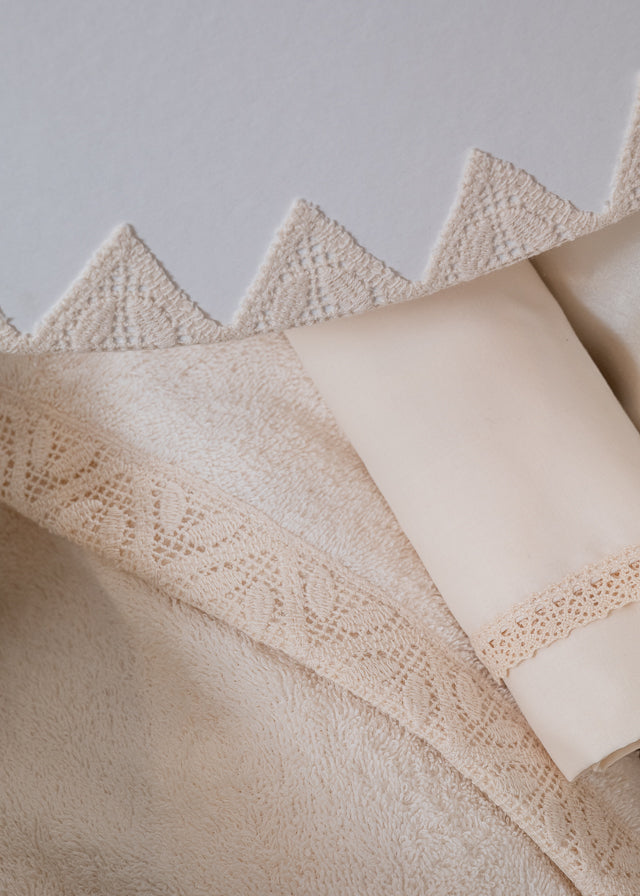 Otilia 3 Piece Baptism Set, Candle, Trunk and Personalized Chest AnneBebe