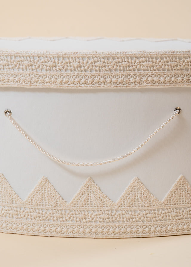 Otilia 3 Piece Baptism Set, Candle, Trunk and Personalized Chest AnneBebe