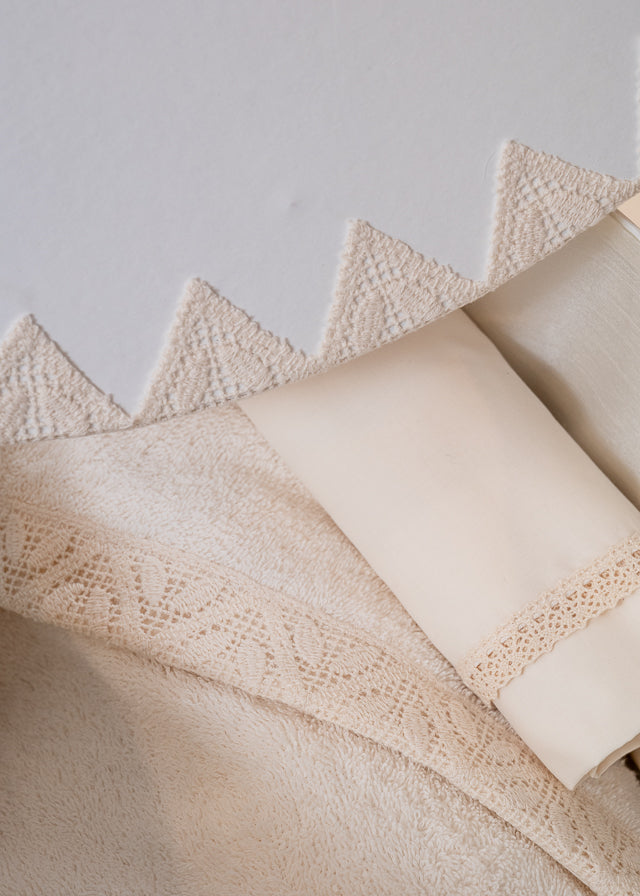 Otilia 3 Piece Baptism Set, Candle, Trunk and Personalized Chest AnneBebe