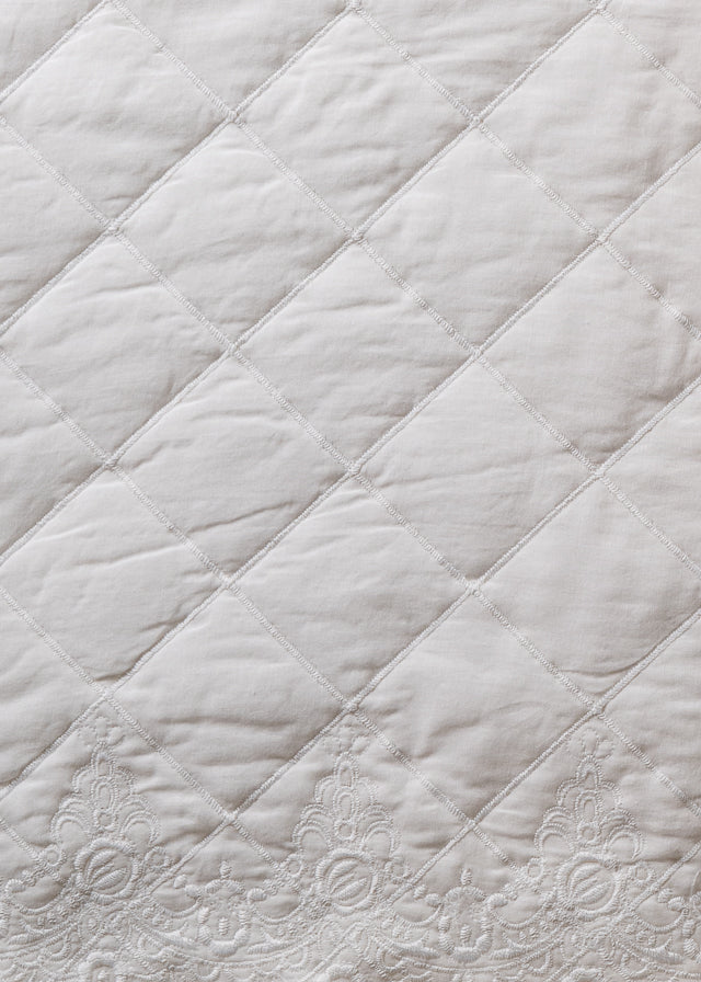 Pled Crem Matlasat Cu Broderie AnneBebe