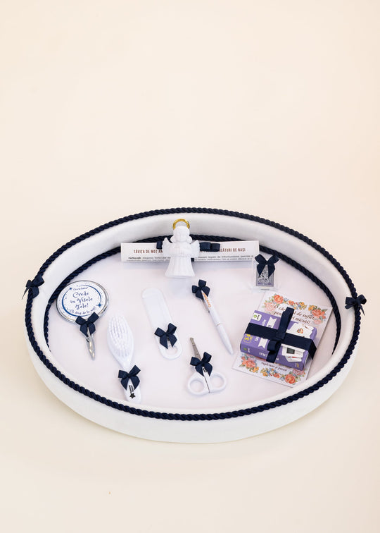 Set Tavita Unisex Pentru Taierea Motului si Ruperea Turtei Ivory AnneBebe