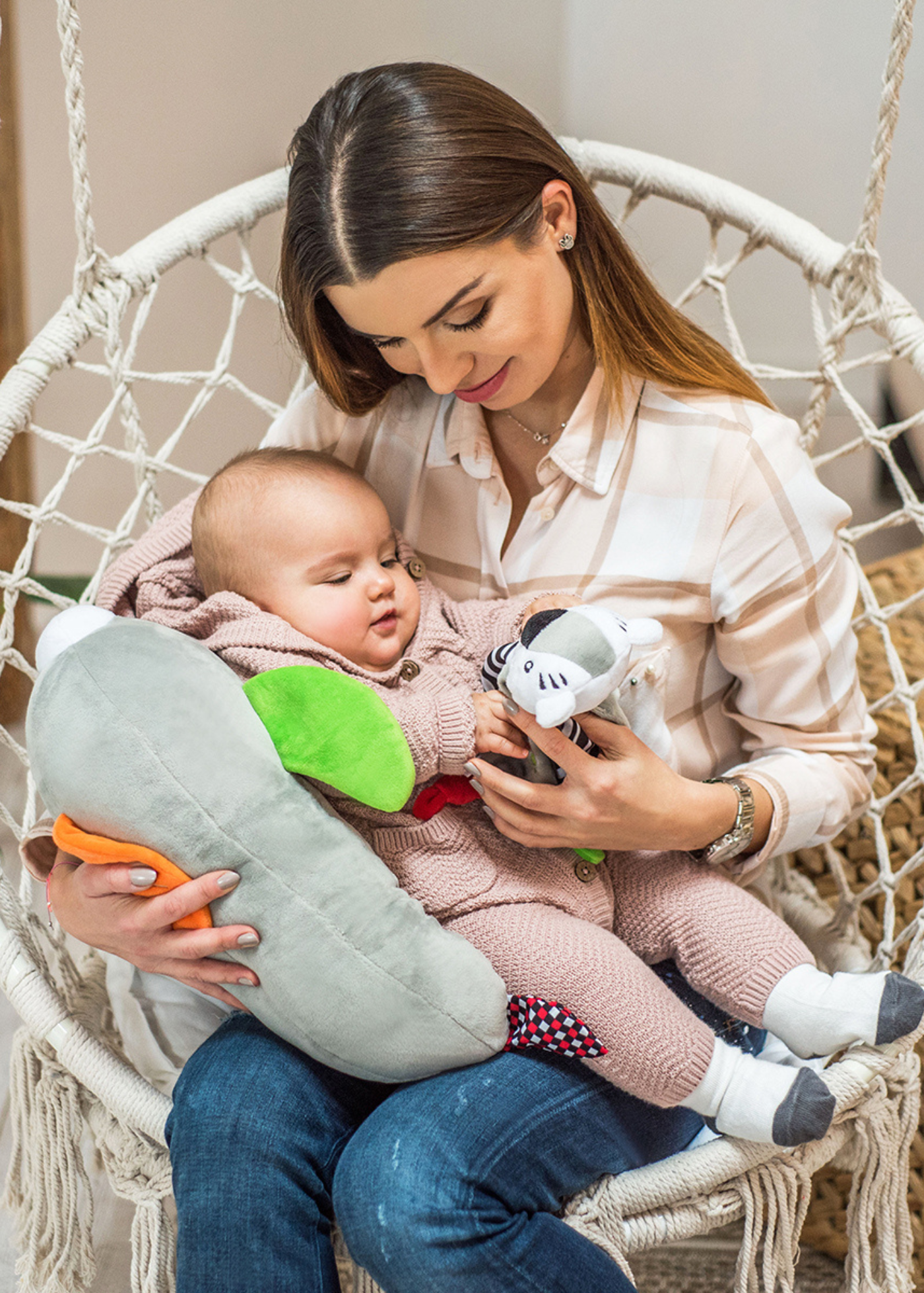 Jucarie Plus Foca Lucy Gri 644 BabyOno