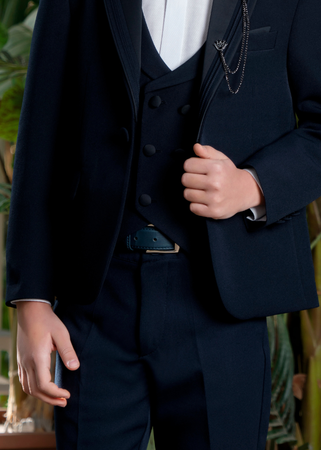 Costum Ceremonie 5 Piese Bleumarin 20355 Little Gentleman