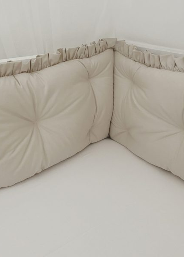 Baby cot protectors Beige 60x30 cm Dada&amp;Rocco