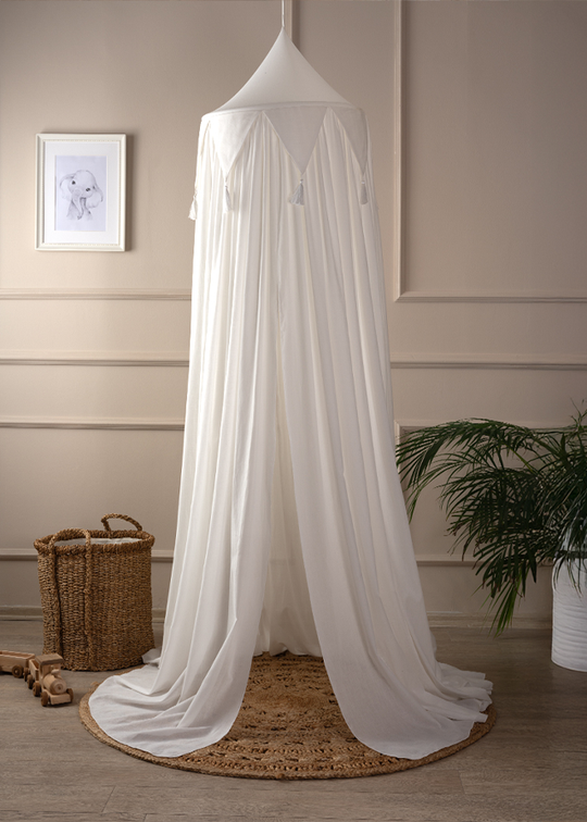 Baldachin Cu Suport Alb Vual 2x4 m 0694 FUNNABABY