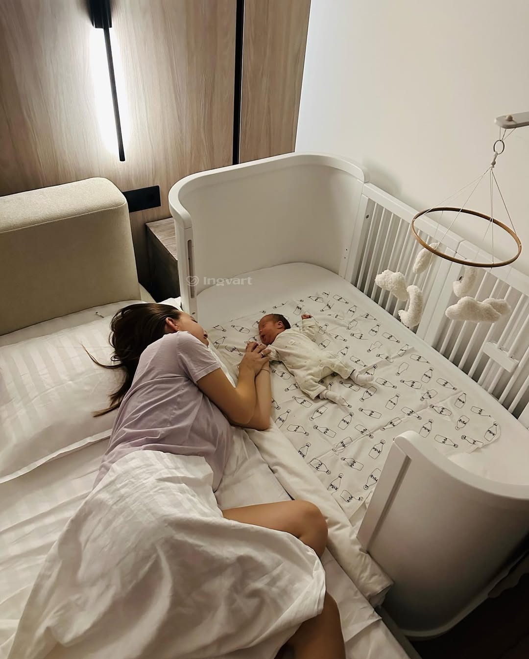 Boho Simple Natural Ingvart Evolutionary Crib 