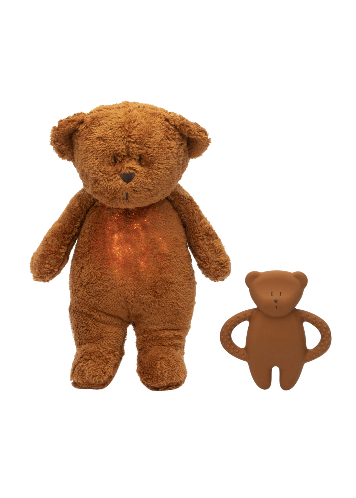 Jucarie Dentitie Ursulet Latex Natural Pur Natural Bear Caramel Moonie