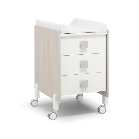 Comoda bebelusi cu Masuta Infasat Little Bleached Tortora