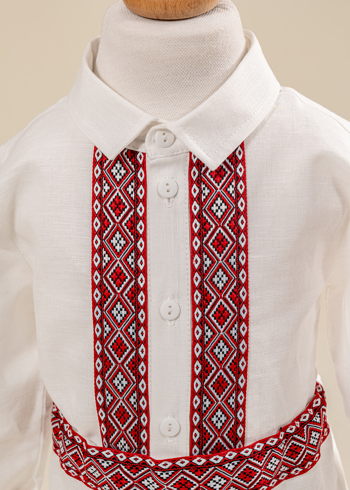 Set Botez Iurie 3 Piese, Costum, Trusou si Lumanare Personalizat Botez AnneBebe