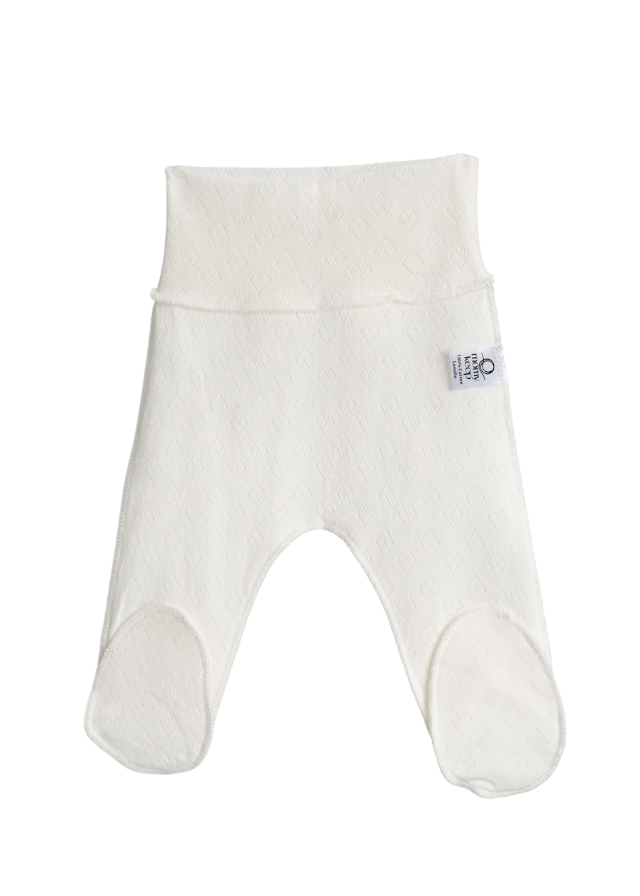 Cream Lanolin Impregnated Cotton Booty Pants for Newborns MOM-54 Momykeep