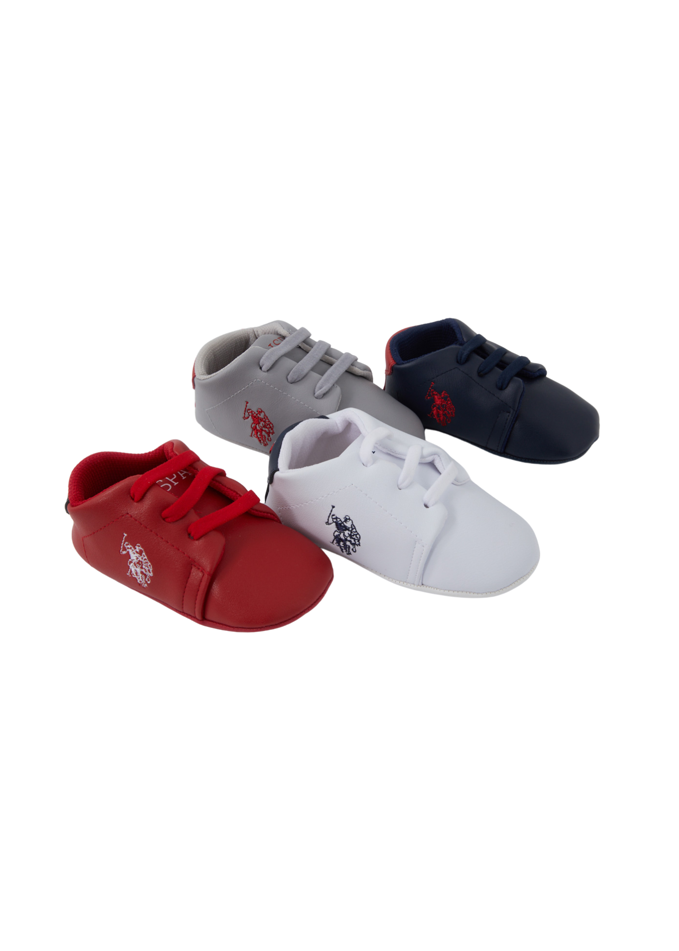 Pantofi Sport Rosii cu Siret Elastic USB1308 Us Polo Assn