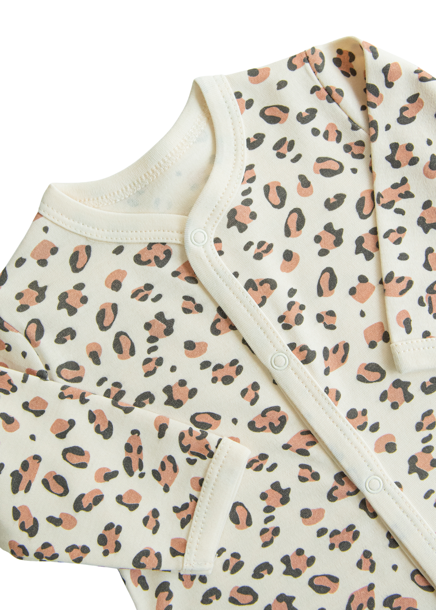 Salopeta Lunga Imprimeu Leopard cu Turban S60252 Kitikate