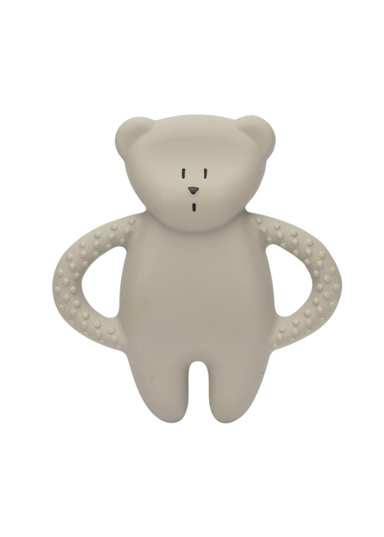 Jucarie Dentitie Ursulet Latex Natural Pur Natural Bear Gray Moonie