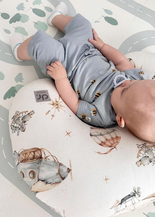 Hot Air Balloons Cream Nursing Pillow – 1100-1008 Dada&amp;Rocco