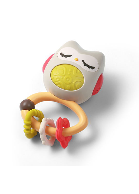 Owl Rattle Toy With Gingival Ring 1588 BabyOno