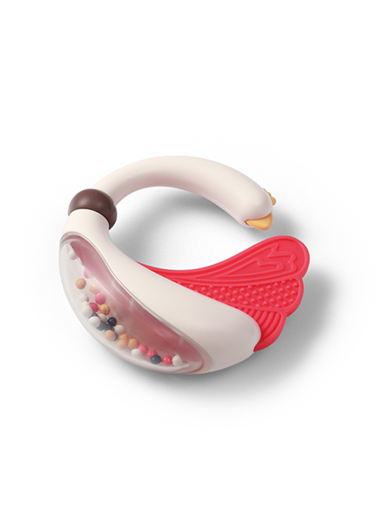 Swans Rattle Toy With Gingival Ring 1593 BabyOno