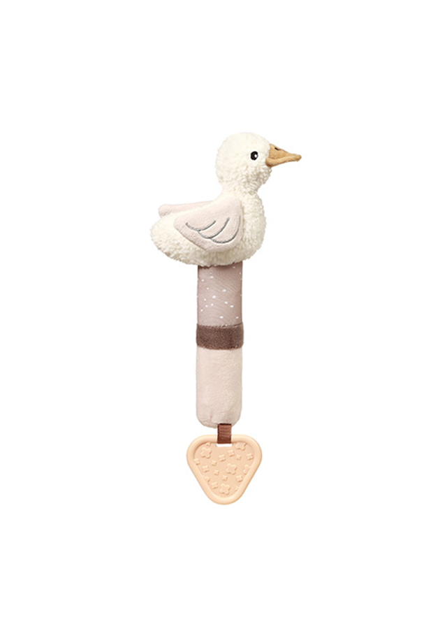 Cream Duck Squeaky Toy Zoe 1555 BabyOno