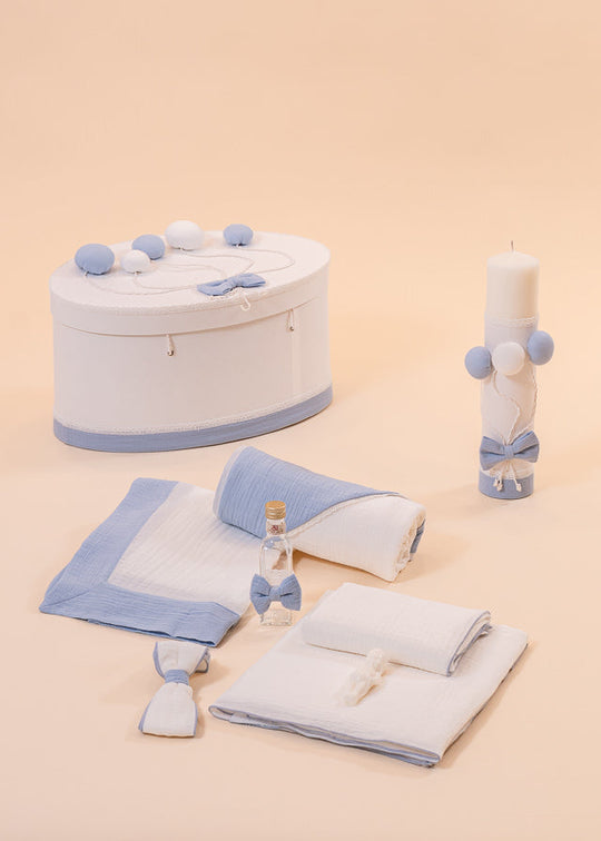 Set Gabriel 3 Piese, Lumanare Trusou si Cufar AnneBebe