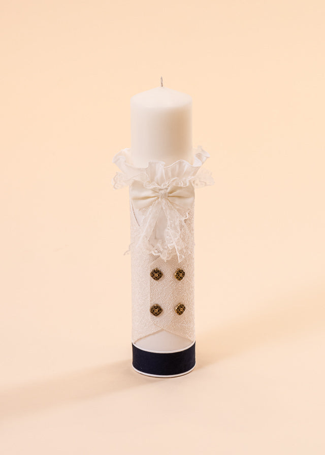 Candle Print Brocard Cream AnneBebe