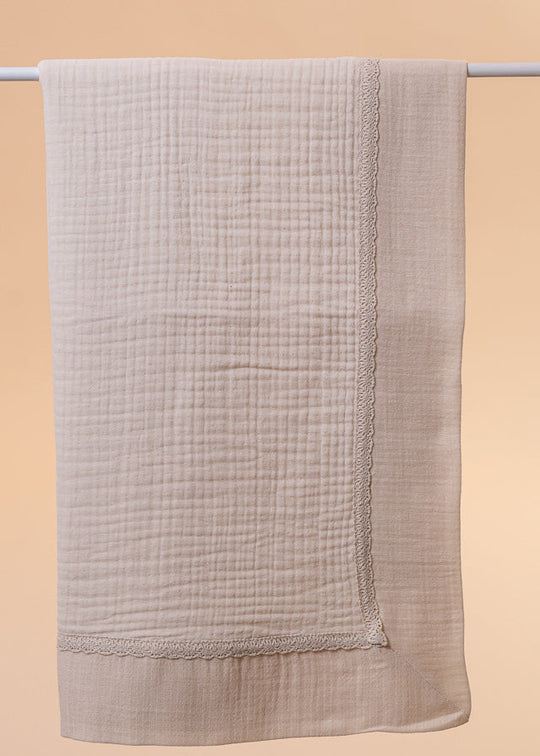 Muslin blanket Cappuccino 80x85cm AnneBebe
