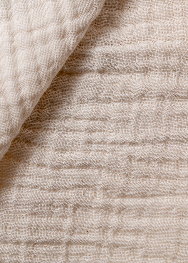 Pled Muselina Cappucino Cu Banda Maro AnneBebe