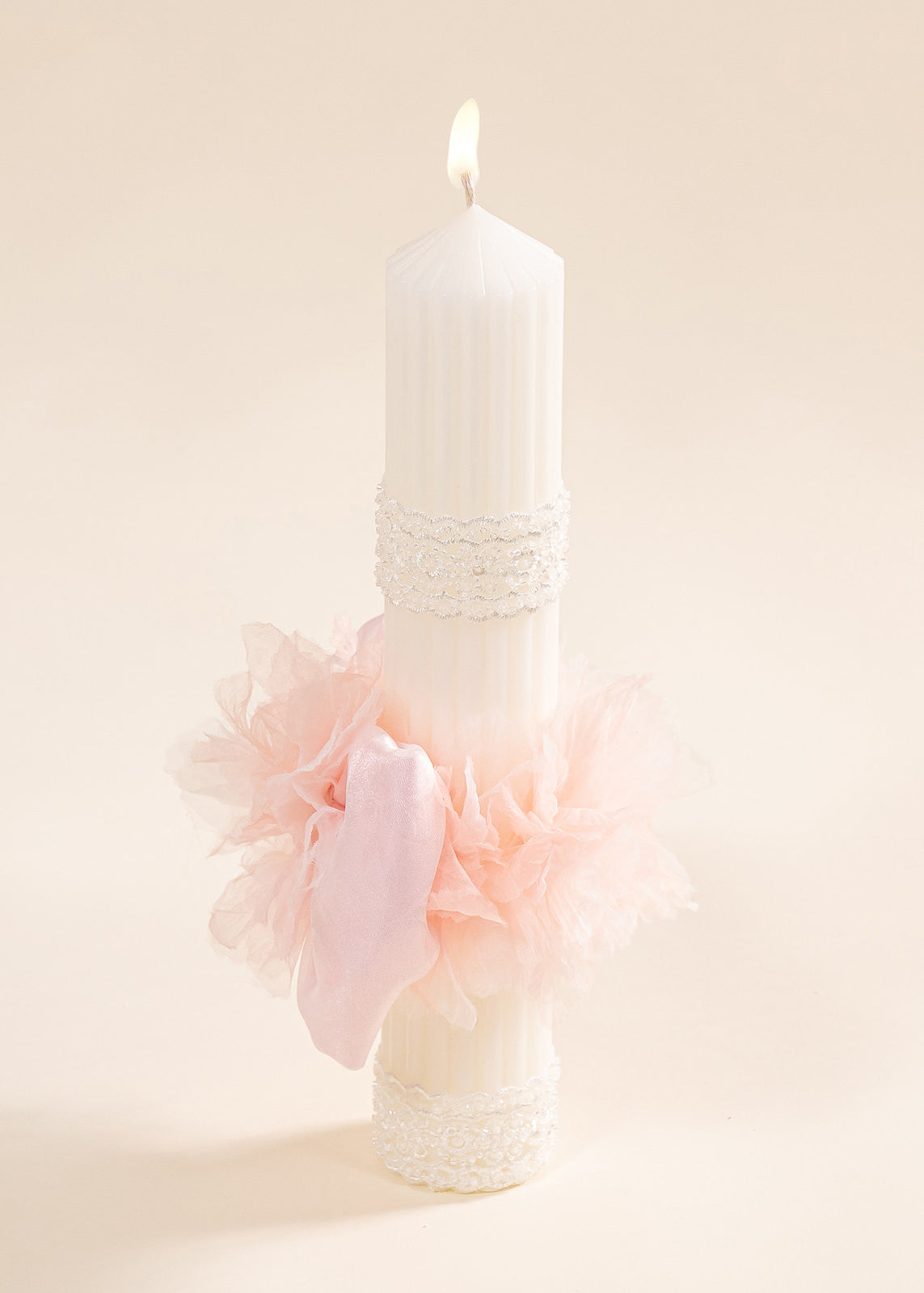 Set Botez 2 Piese Smaranda Lumanare si Trusou Personalizate AnneBebe