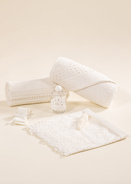 Trusou Malina Crem Dantela Broderie Sparta AnneBebe