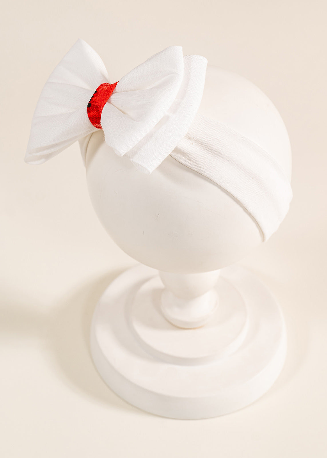 Bentita Marilena Funda Crem Cu Rosu Bumbac AnneBebe