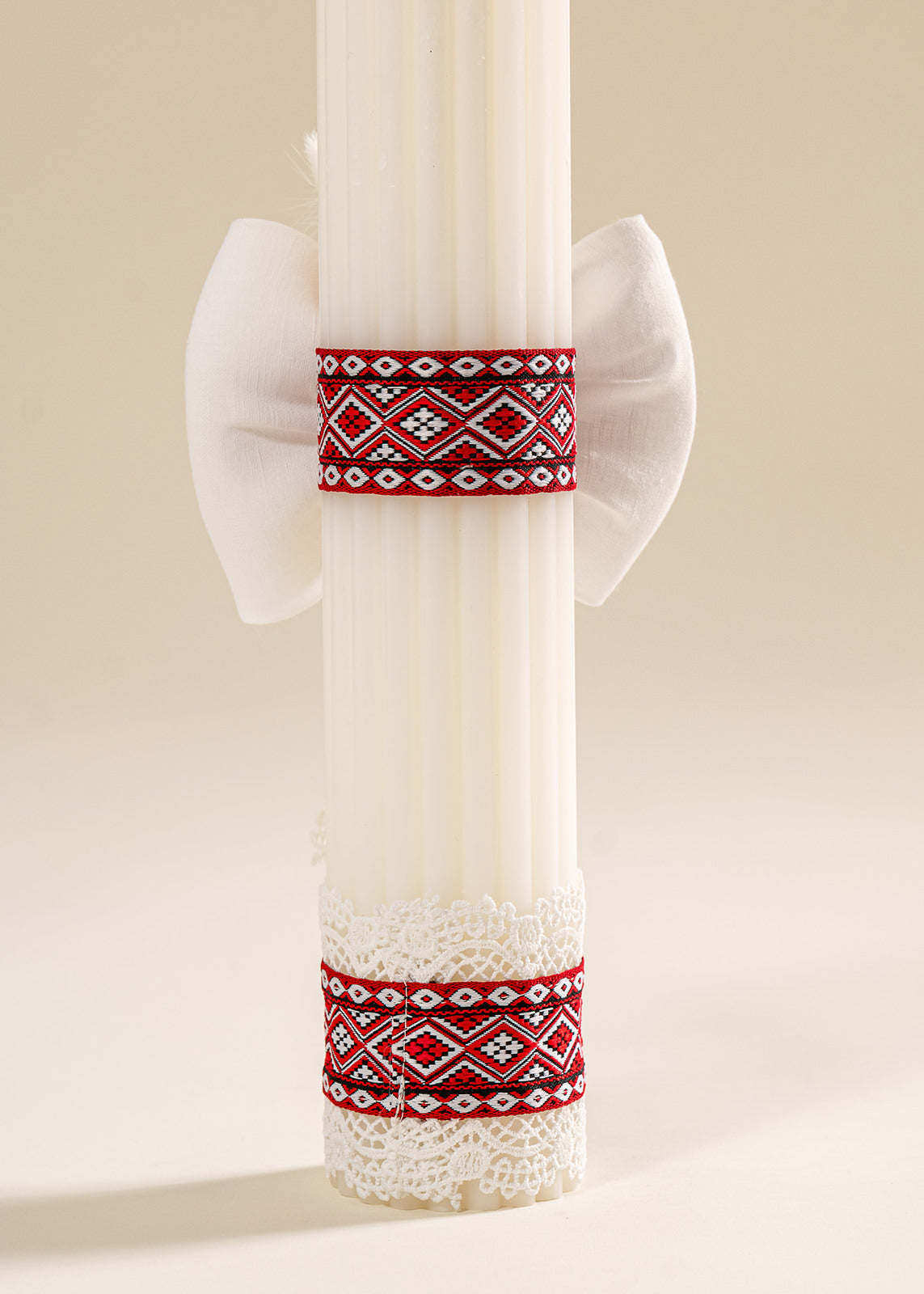 Lumanare Ava (Ivan) Funda Crem In Model Traditional AnneBebe