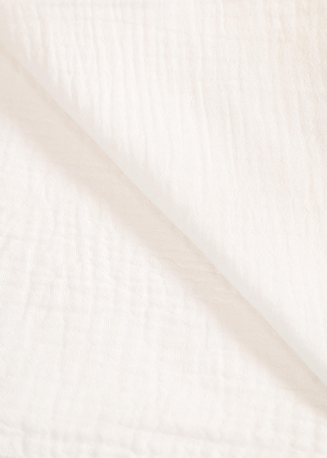 Baby white muslin diaper 90x70 cm AnneBebe