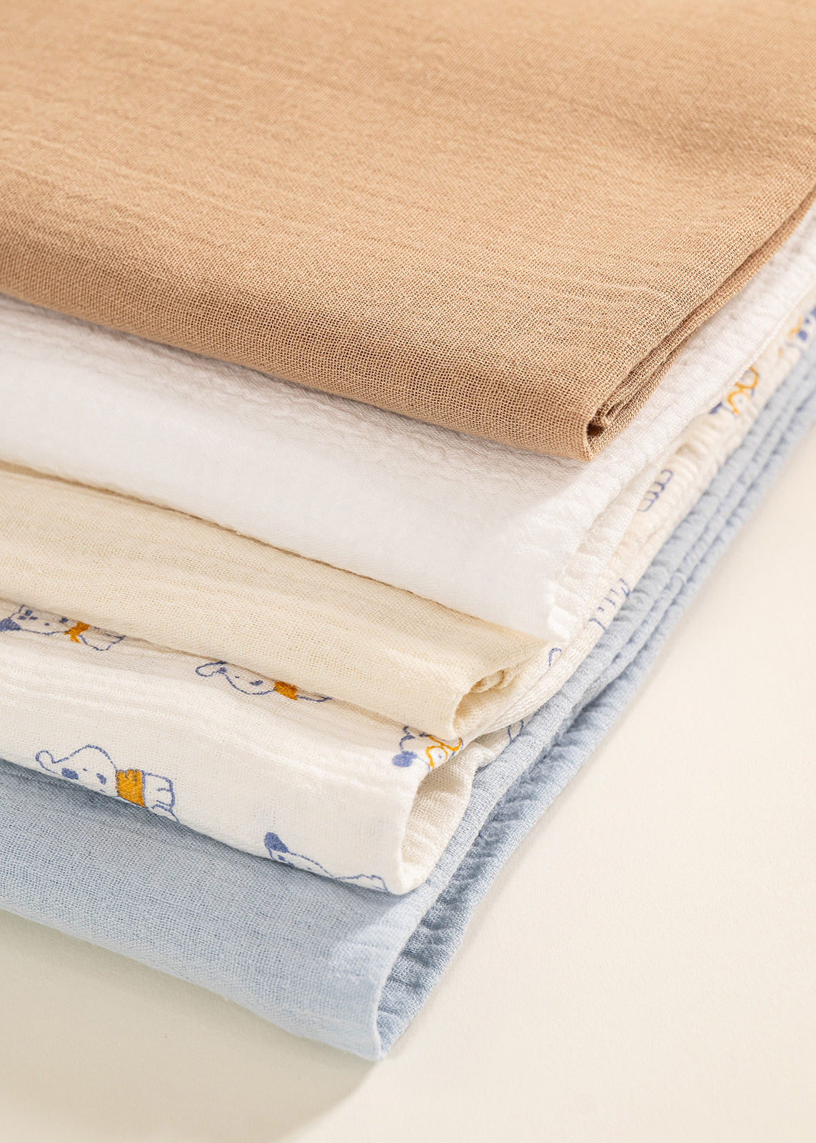 Blue Muslin Baby Cloth Diaper AnneBebe