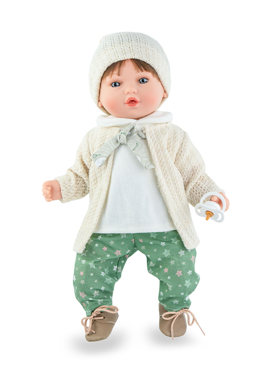 Petite Winter Boy Doll With Satin Hair And Mechanism 498 Marina &amp; Pau