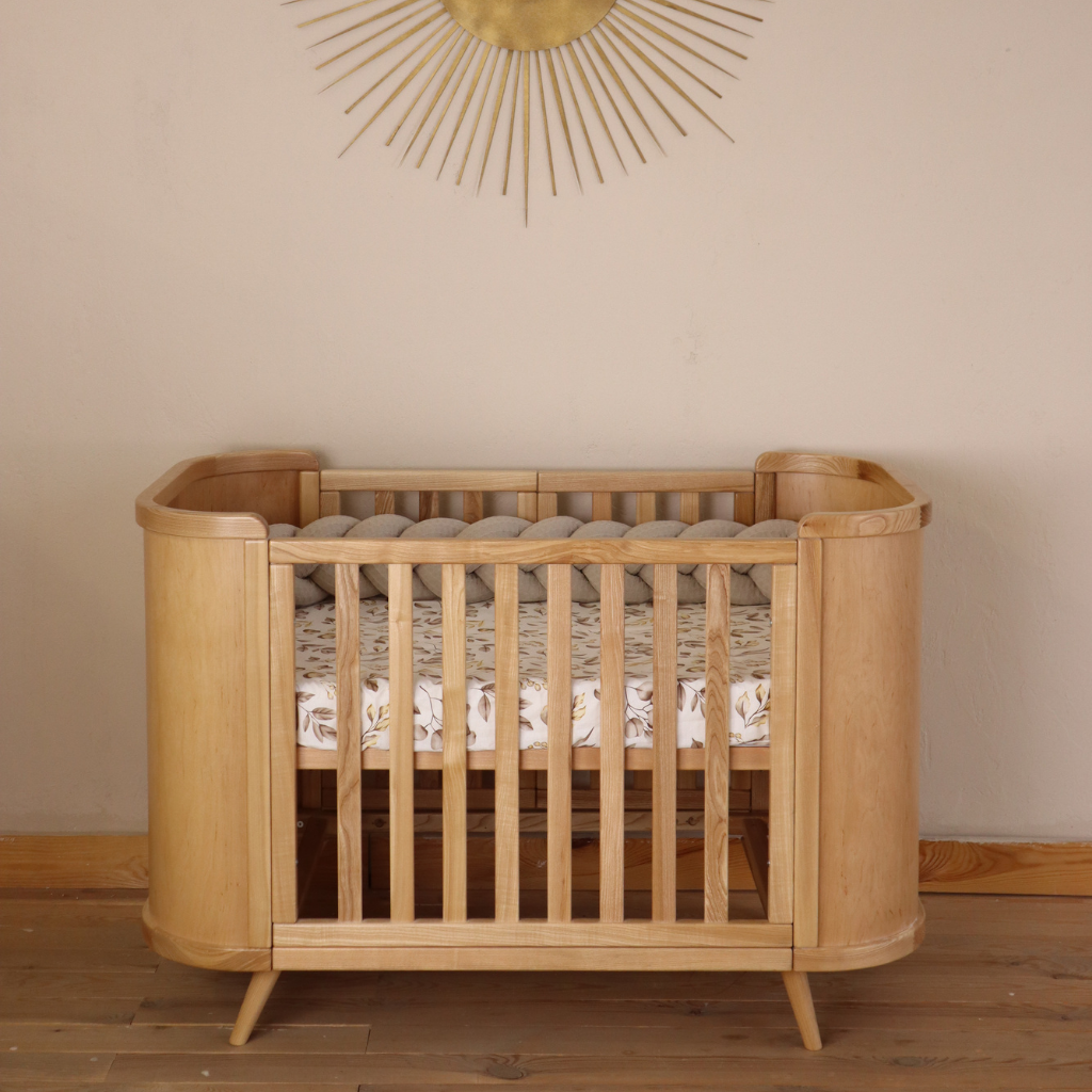 Patut bebelusi evolutiv cosleeper lemn Natur Boho Simplu culoar Natural Ingvart