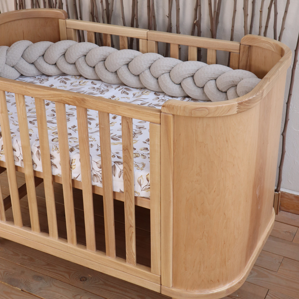 Patut bebelusi evolutiv cosleeper lemn Natur Boho Simplu culoar Natural Ingvart