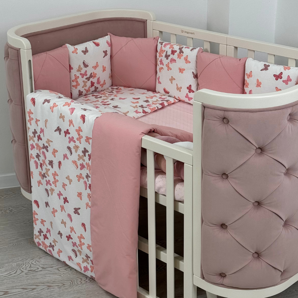 Patut Capitonat Evolutiv Boho Chesterfield cu Capete Capitonate Catifea Roz Ingvart