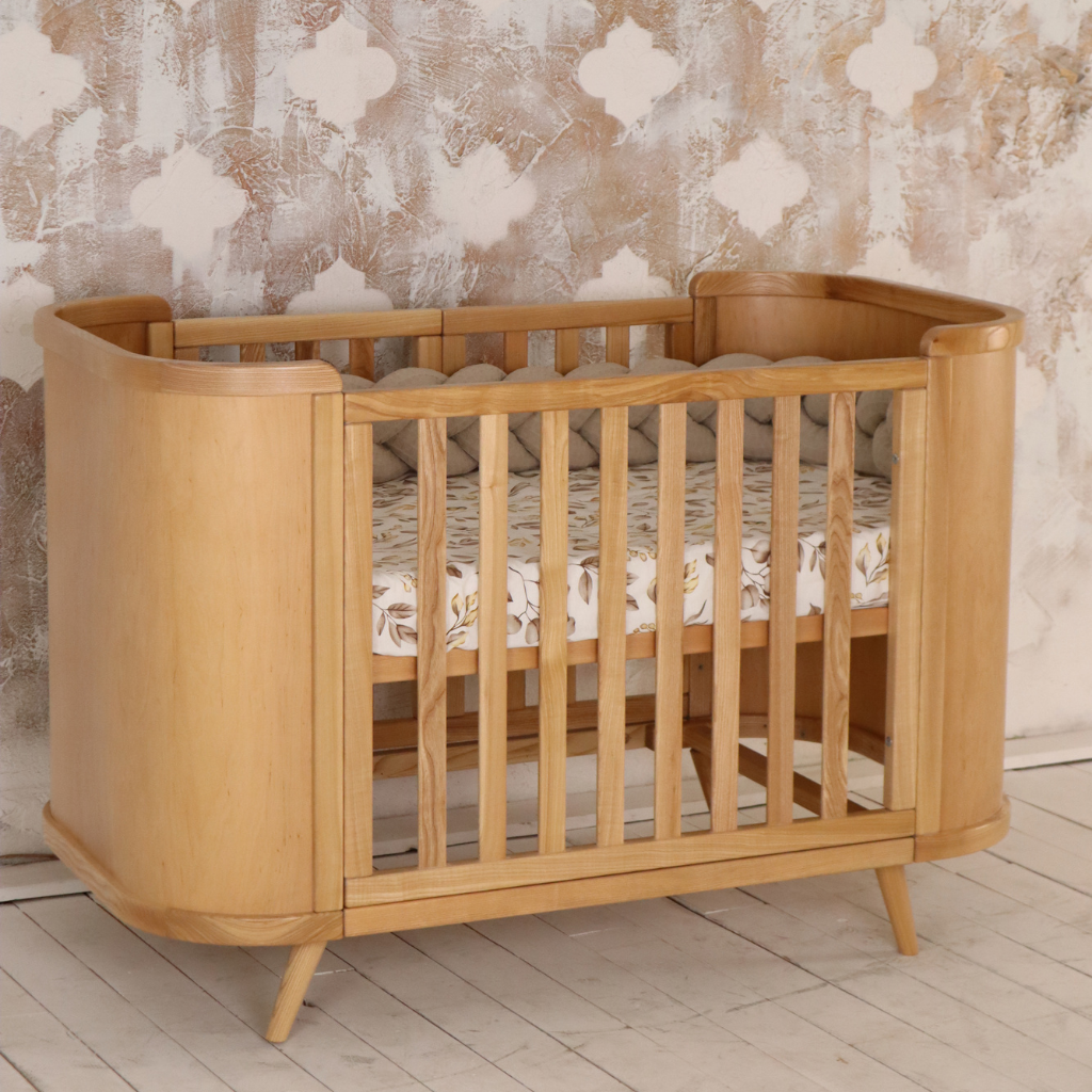 Patut bebelusi evolutiv cosleeper lemn Natur Boho Simplu culoar Natural Ingvart